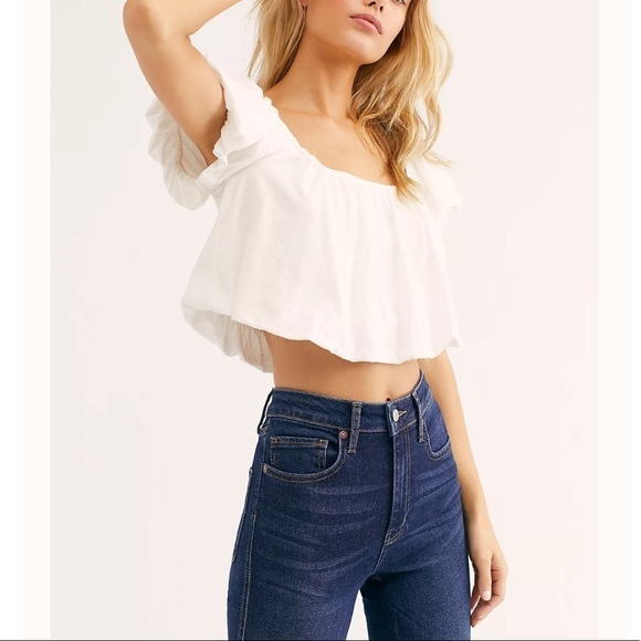 Free People Raw High-Rise Jegging in Deep Indigo - Picture 3 of 9